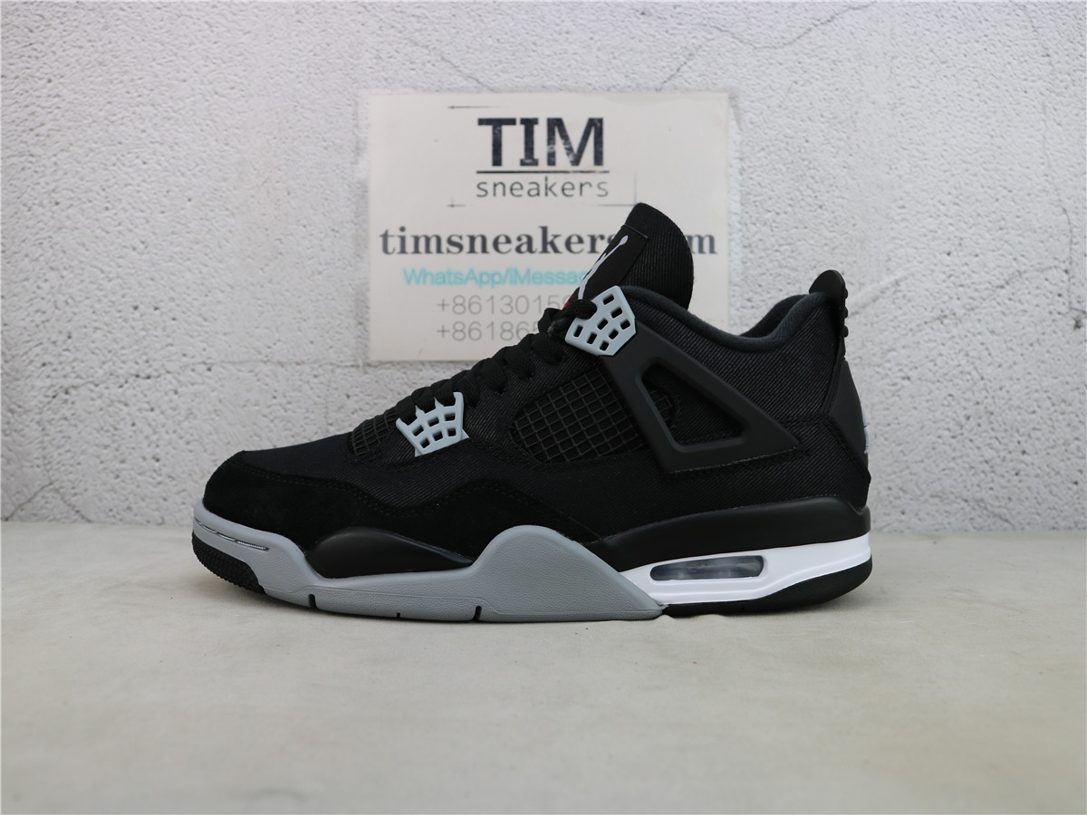 GX Batch Air Jordan 4 Retro SE Black Canvas DH7138-006